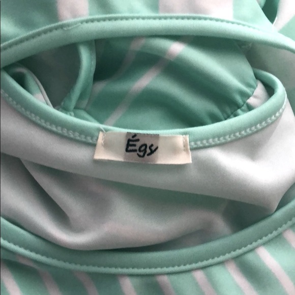 Maxi dress~ long mint green & white stripe sleeveless,pocketed maxi dress 🎉SALE - Picture 7 of 9